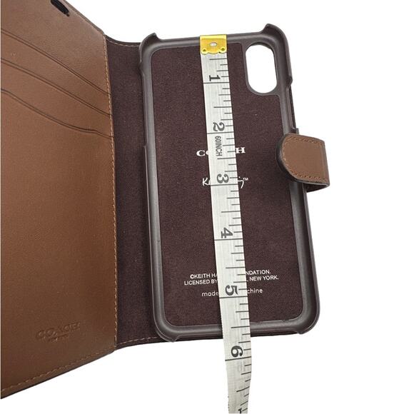 COACH  Keith Harding Collection Phone Case with Card Slots - Picture 6 of 9